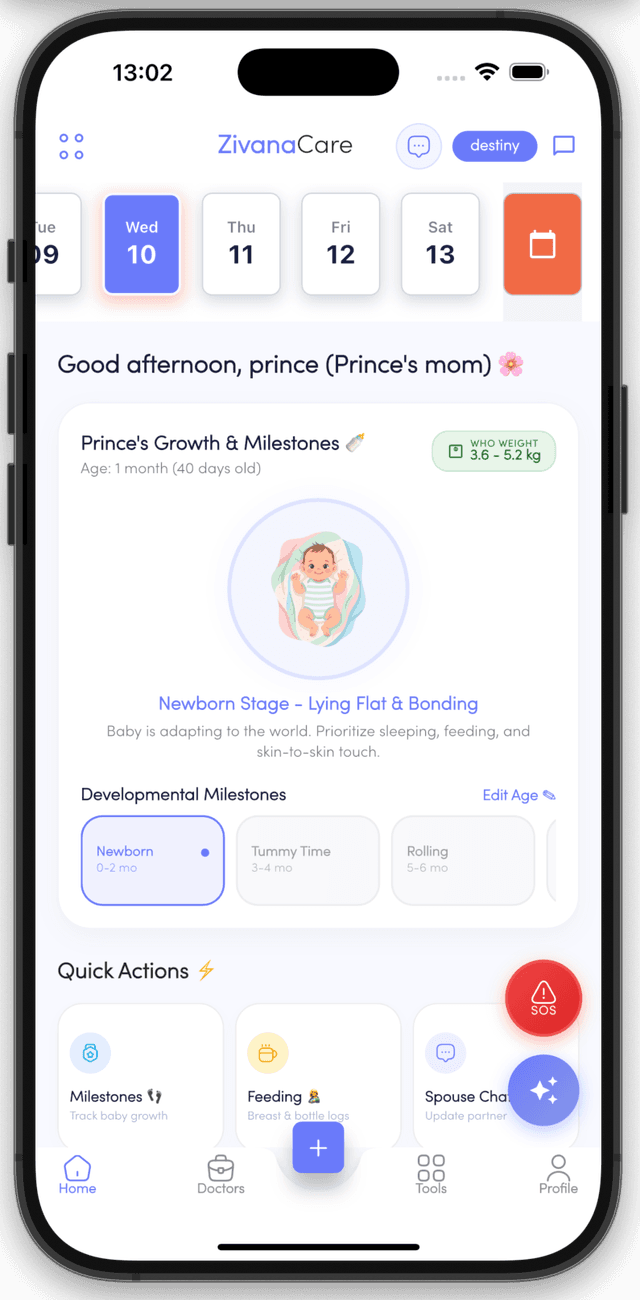 New Mum Dashboard